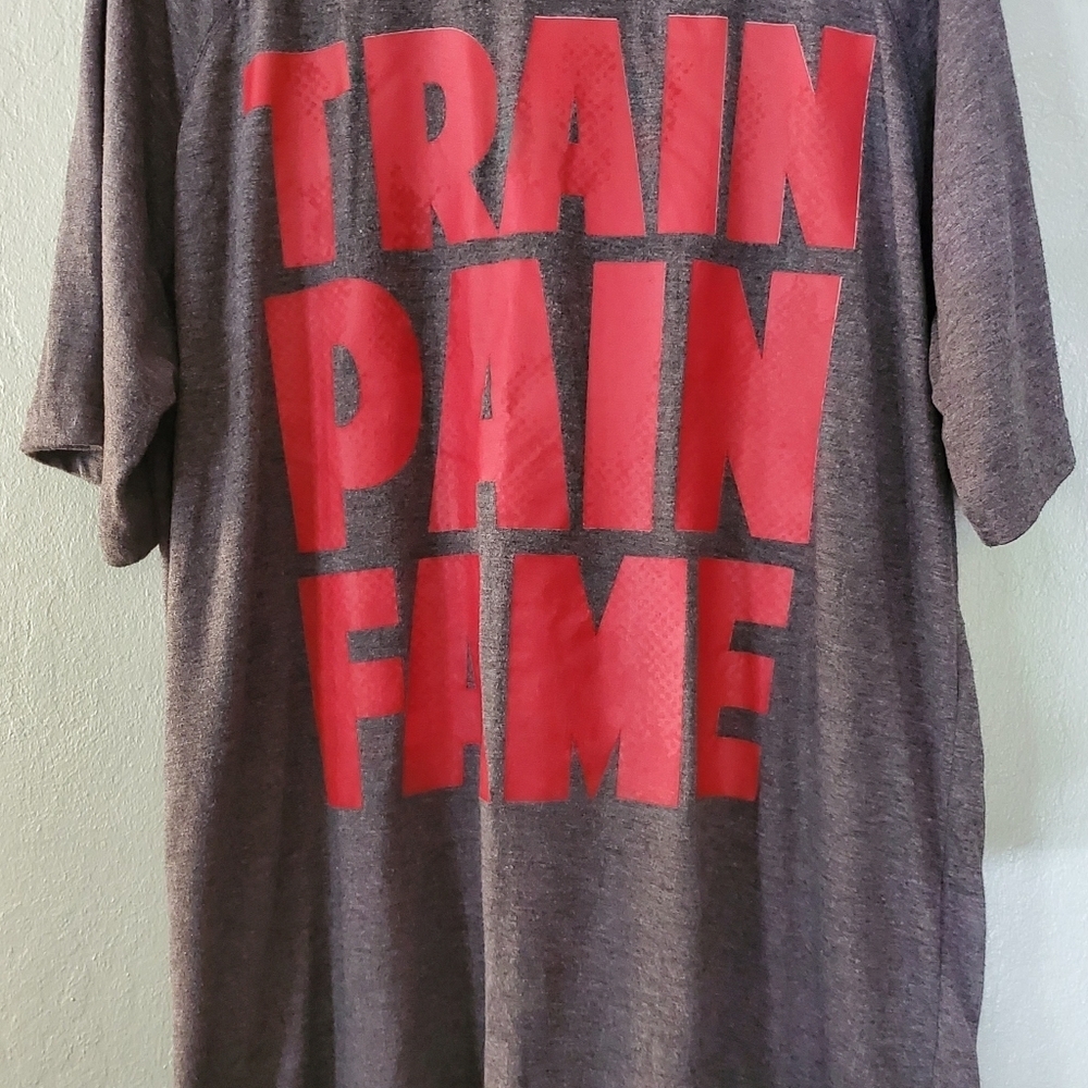 Men's Gray Graphic T Shirt